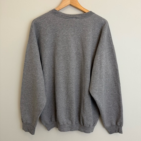 Vintage Y2K Heather Gray Disneyland New Year 2000 Crew Neck Sweatshirt Size L/XL - Picture 3 of 7